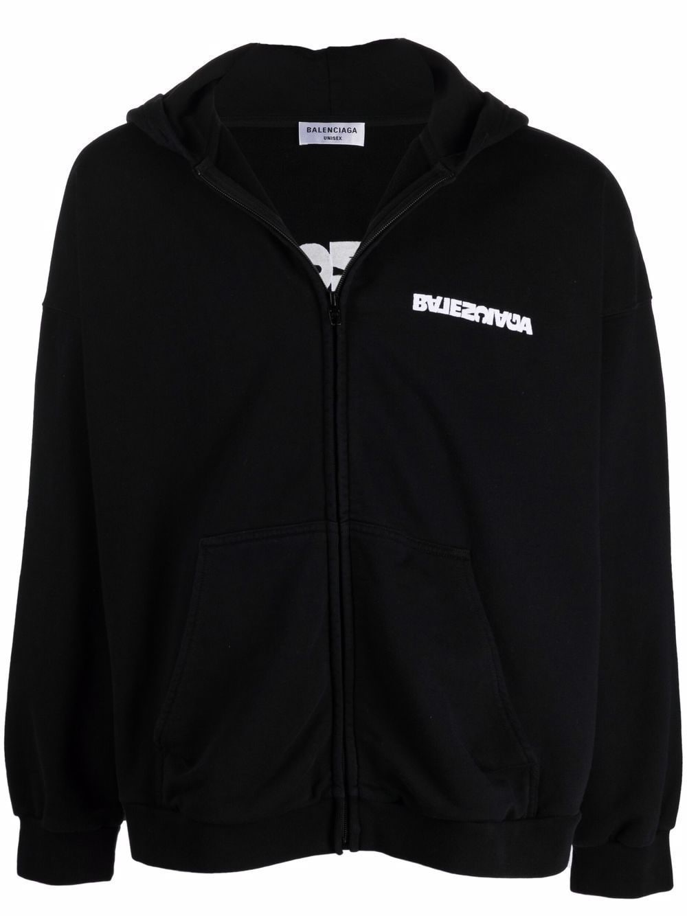 Turn Wide Fit zip-up hoodie | Balenciaga | Eraldo.com