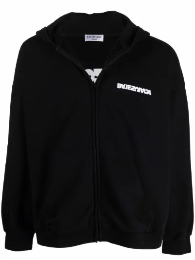 Balenciaga Turn Wide Fit zip-up hoodie | Eraldo.com US