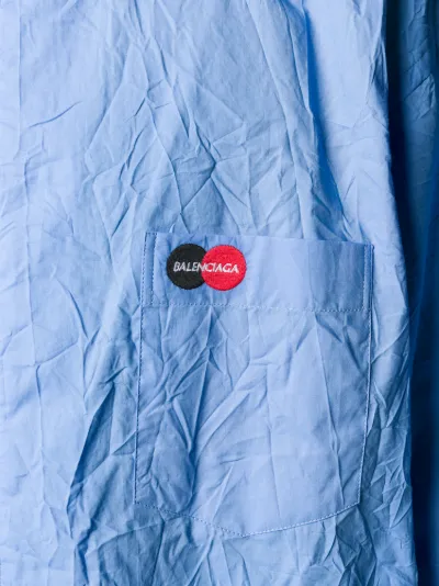 Balenciaga Uniform crinkled-effect 