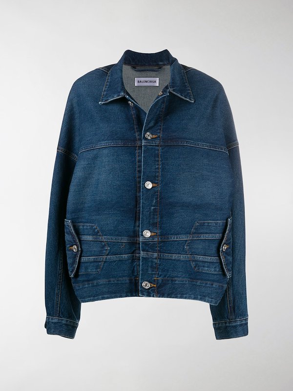 balenciaga jean jacket 2017