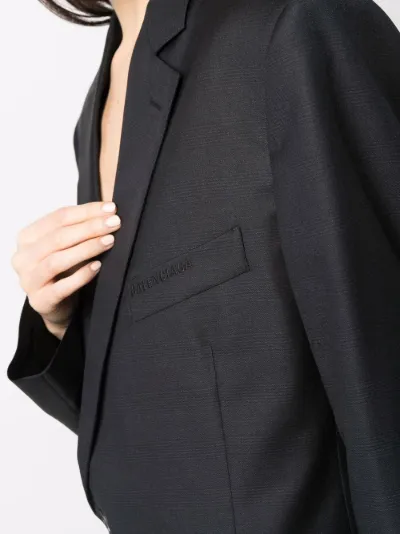 oversized blazer grey