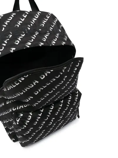 balenciaga wheel logo backpack