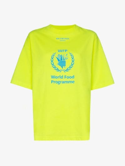 balenciaga world food program shirt