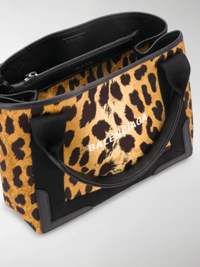 balenciaga leopard bag