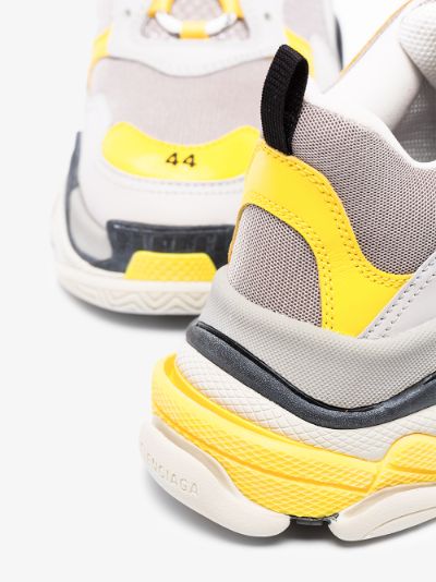 Order Balenciaga Triple S Trainers Jaune Fluo shoes online