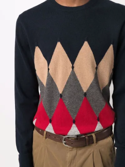 argyle-knit jumper | Ballantyne | Eraldo.com