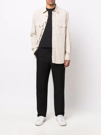 crewneck cashmere jumper | Ballantyne 