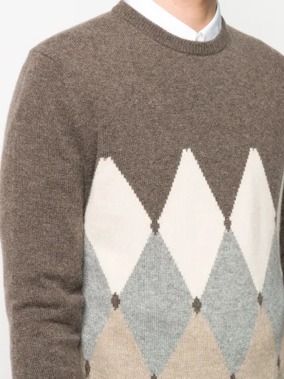 Ballantyne Maglione con stampa marrone | MODES