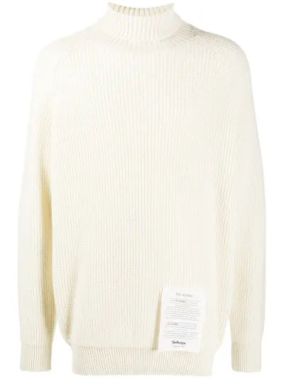 chunky cashmere roll neck