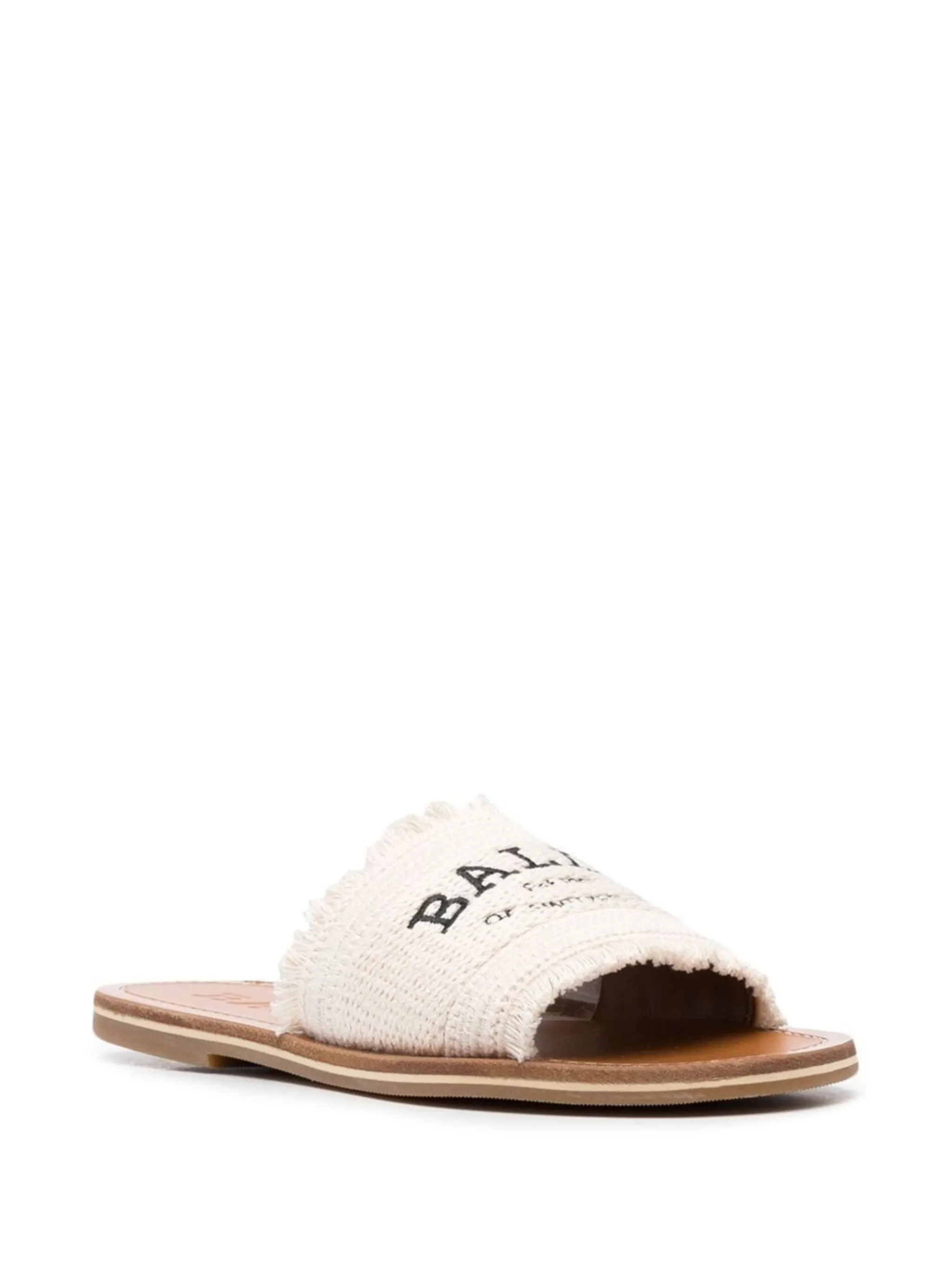 logoembroidered slide sandals Bally