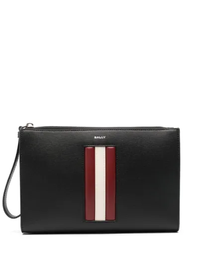 Bally logo print clutch bag Eraldo NL