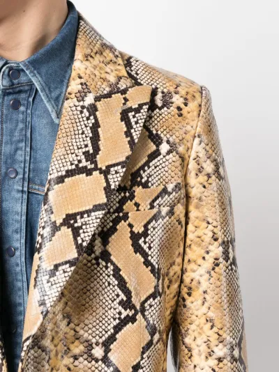 Snakeskin hot sale blazer men