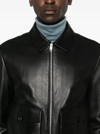 Bally zip up leather jacket Eraldo SA