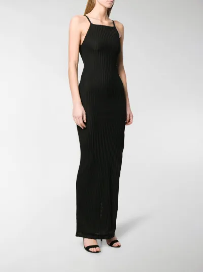 Balmain Abito con spacco laterale nero | MODES