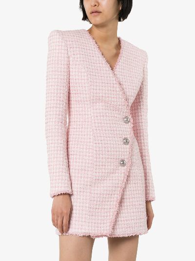 blazer dress tweed