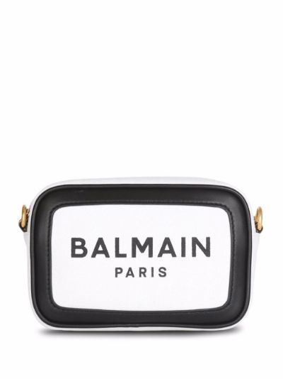 Balmain b-army 18 discount canvas logo camera bag