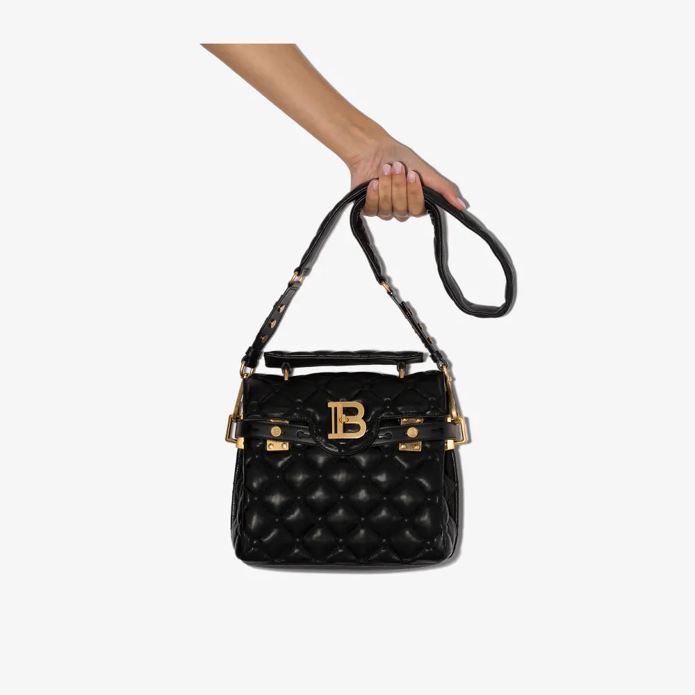 Balmain BBuzz 23 quilted leather shoulder bag Browns