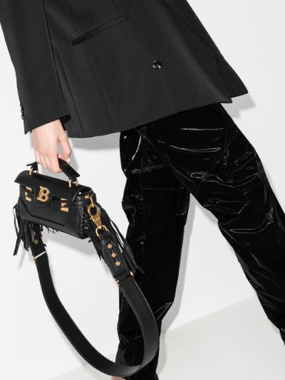 balmain fringe bag