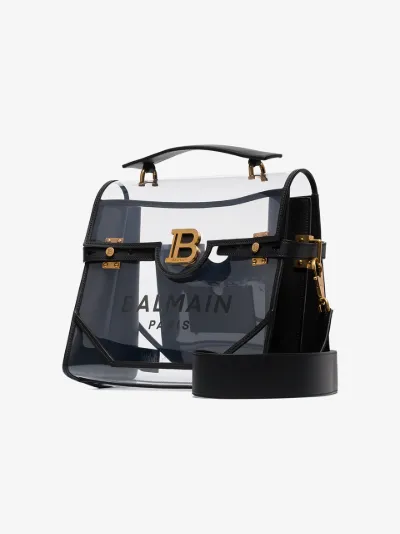 balmain transparent bag