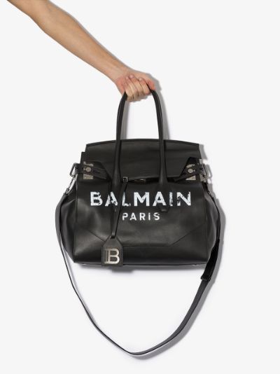 balmain logo bag