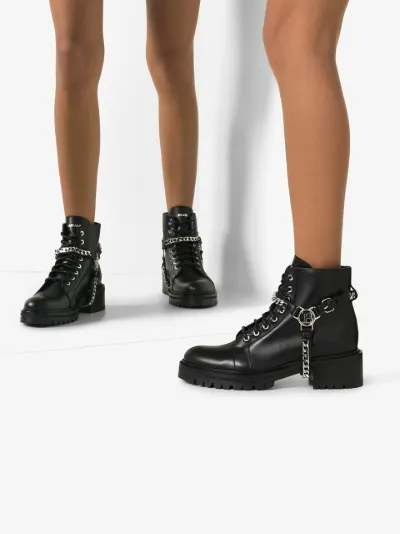 balmain chain boots