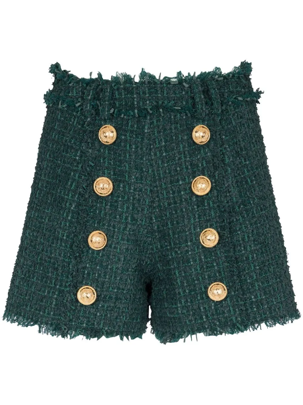 Balmain button detail tweed shorts Eraldo PM