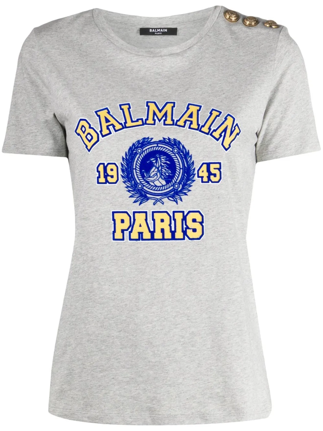 balmain embellished t shirt