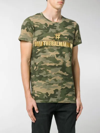 army print tshirt