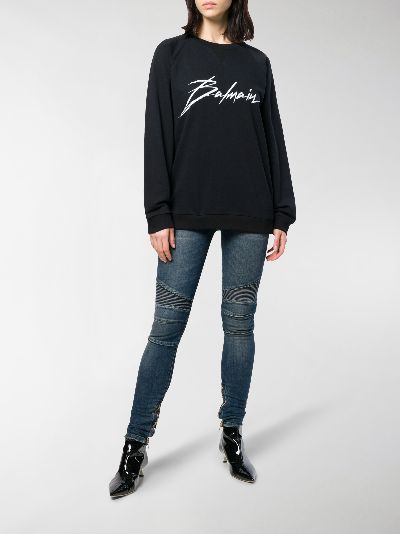 balmain signature sweatshirt