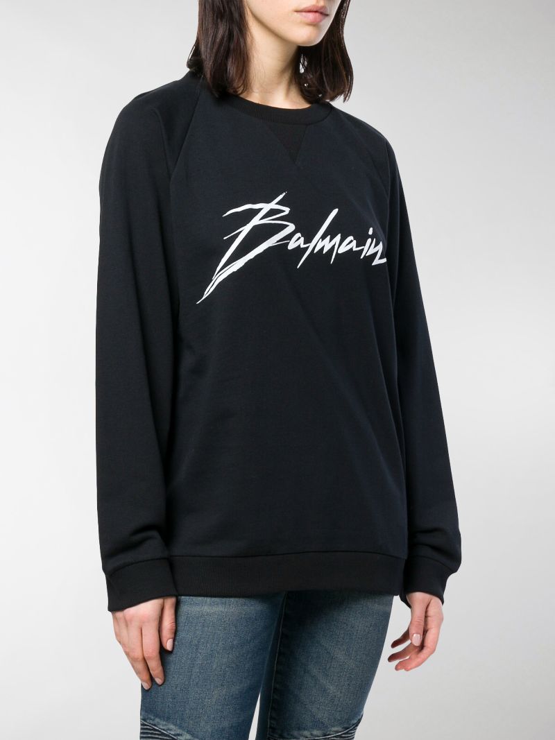 balmain signature sweatshirt