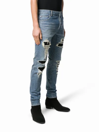 Balmain best sale studded jeans