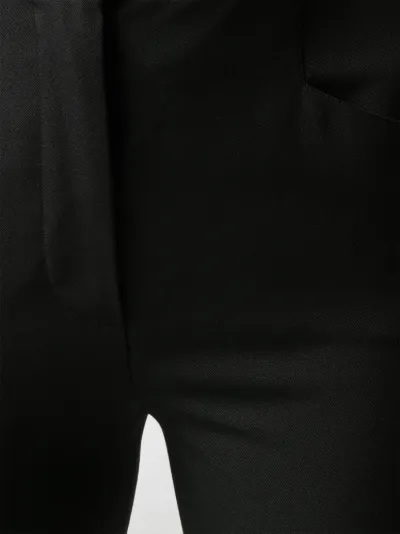 skinny fit high waisted trousers