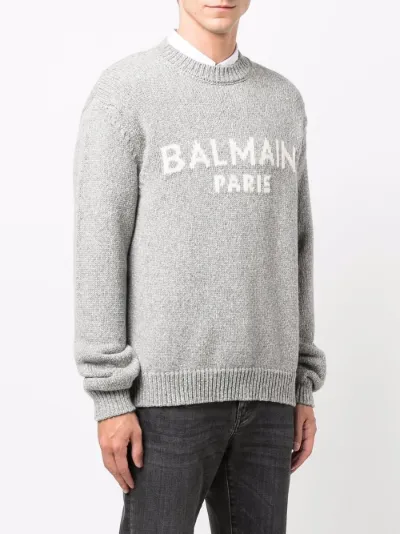 balmain grey jumper