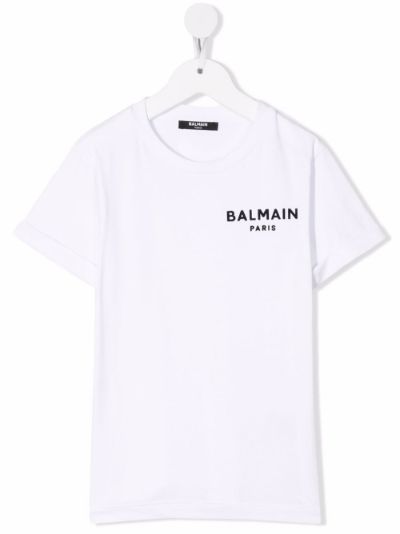 Balmain Kids Graphic-Print Cotton Shorts