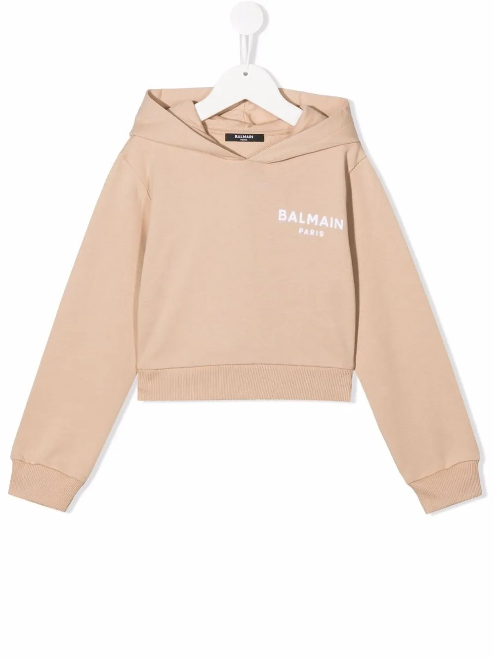 Balmain Kids logo print hoodie Eraldo US