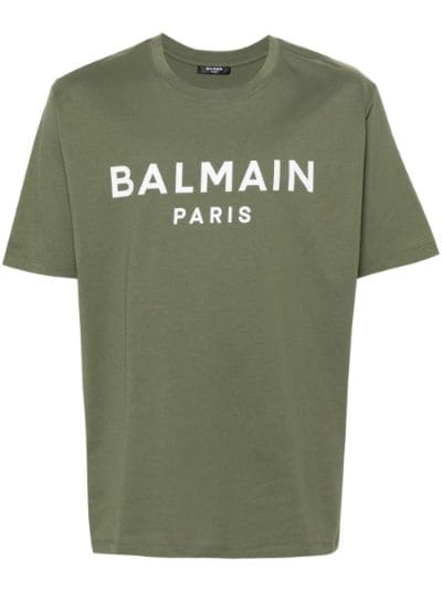 logo-print cotton T-shirt | Balmain | Eraldo.com AQ