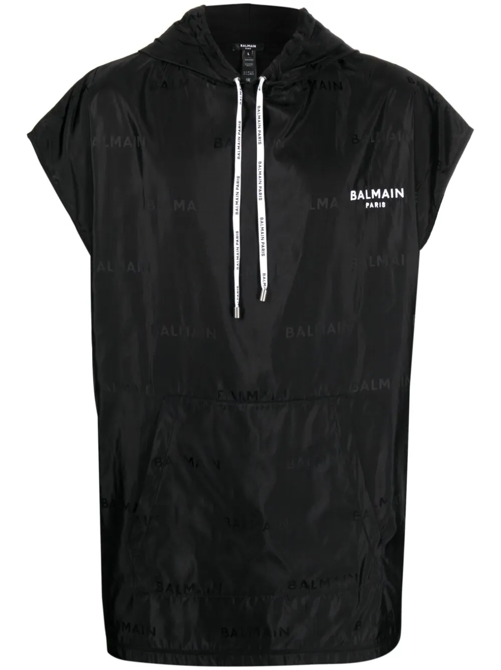 Balmain hot sale sleeveless hoodie