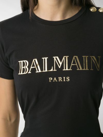 balmain tshirt black