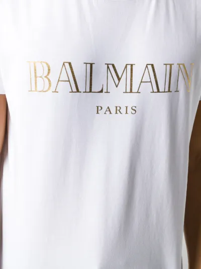 balmain logo t shirt