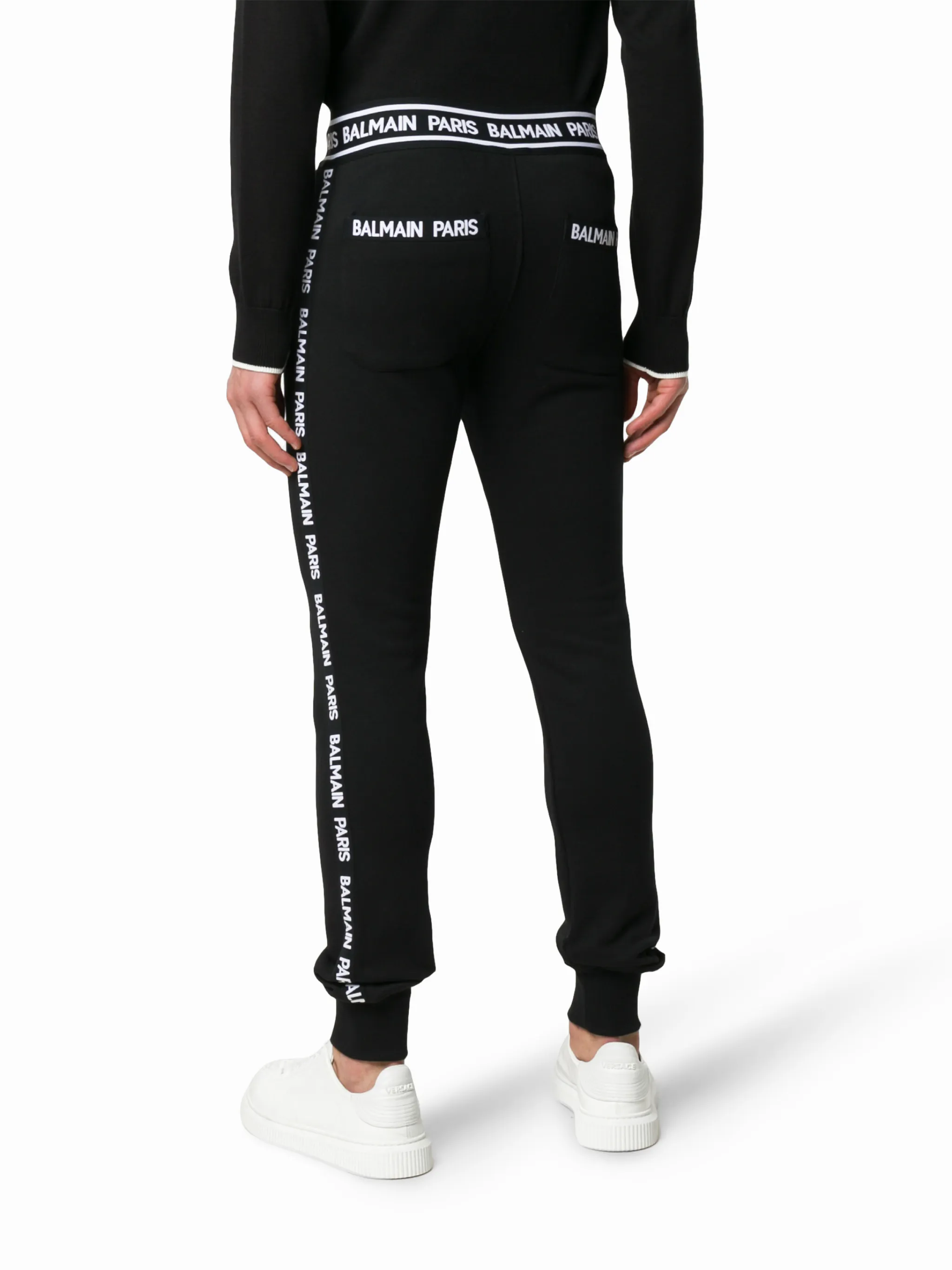 Balmain striped pants hotsell