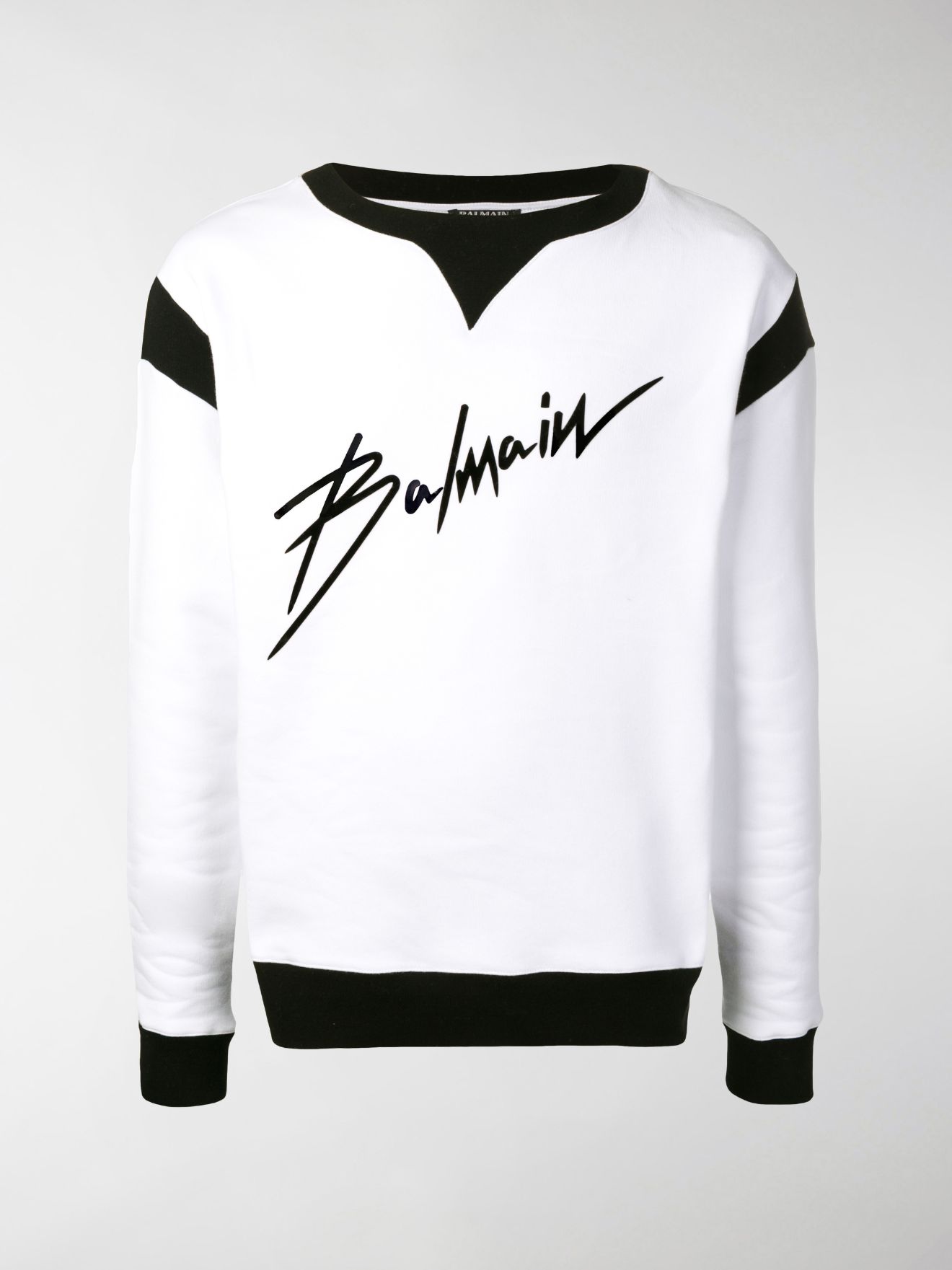 balmain sweatshirt white