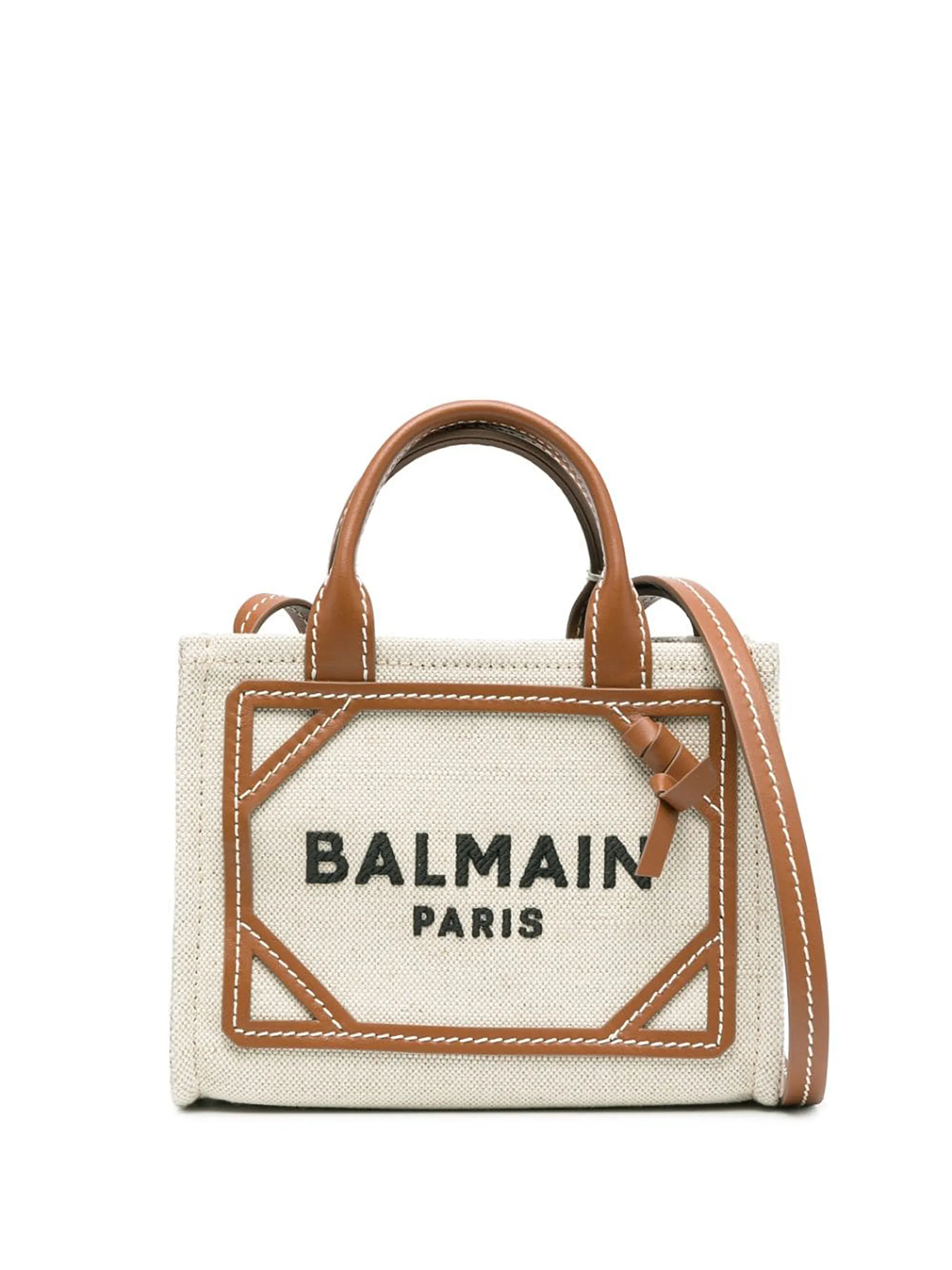 mini B-Army canvas tote bag | Balmain | Eraldo.com US