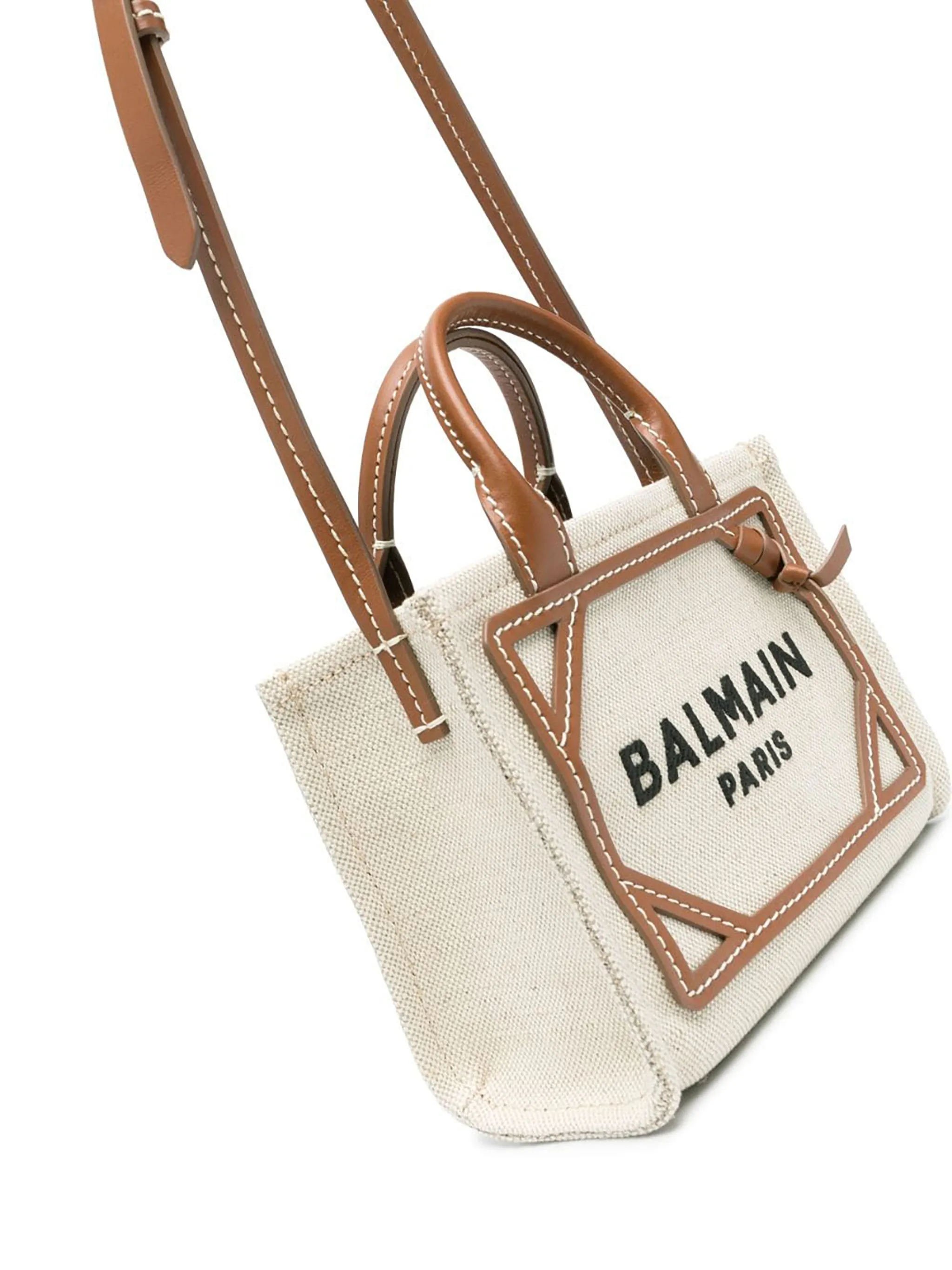 mini B-Army canvas tote bag | Balmain | Eraldo.com US