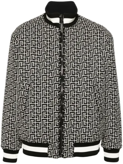 Balmain Monogram reversible bomber jacket | Eraldo.com SB