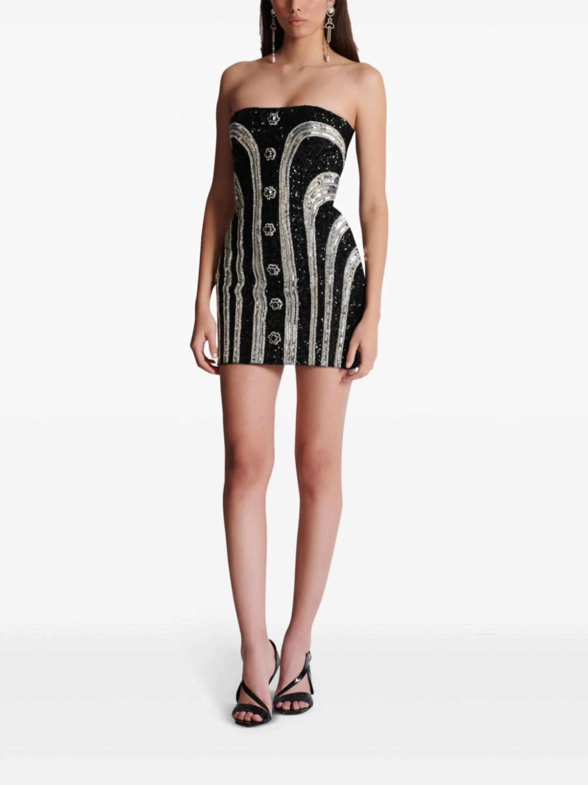 Balmain sequin short dress Eraldo US