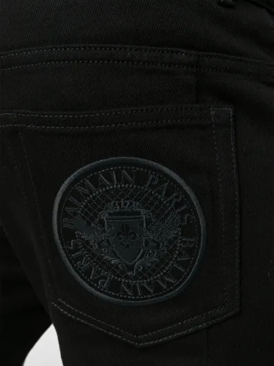 Balmain skinny fit jeans black | MODES