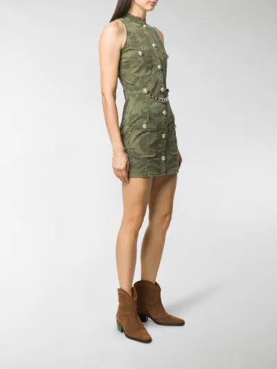 camouflage denim dress