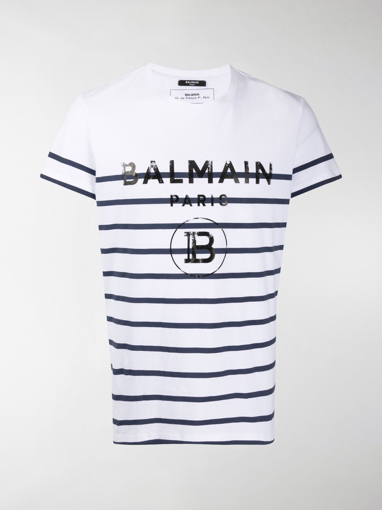 balmain striped shirt