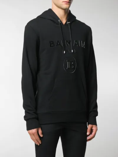 balmain velvet sweatshirt