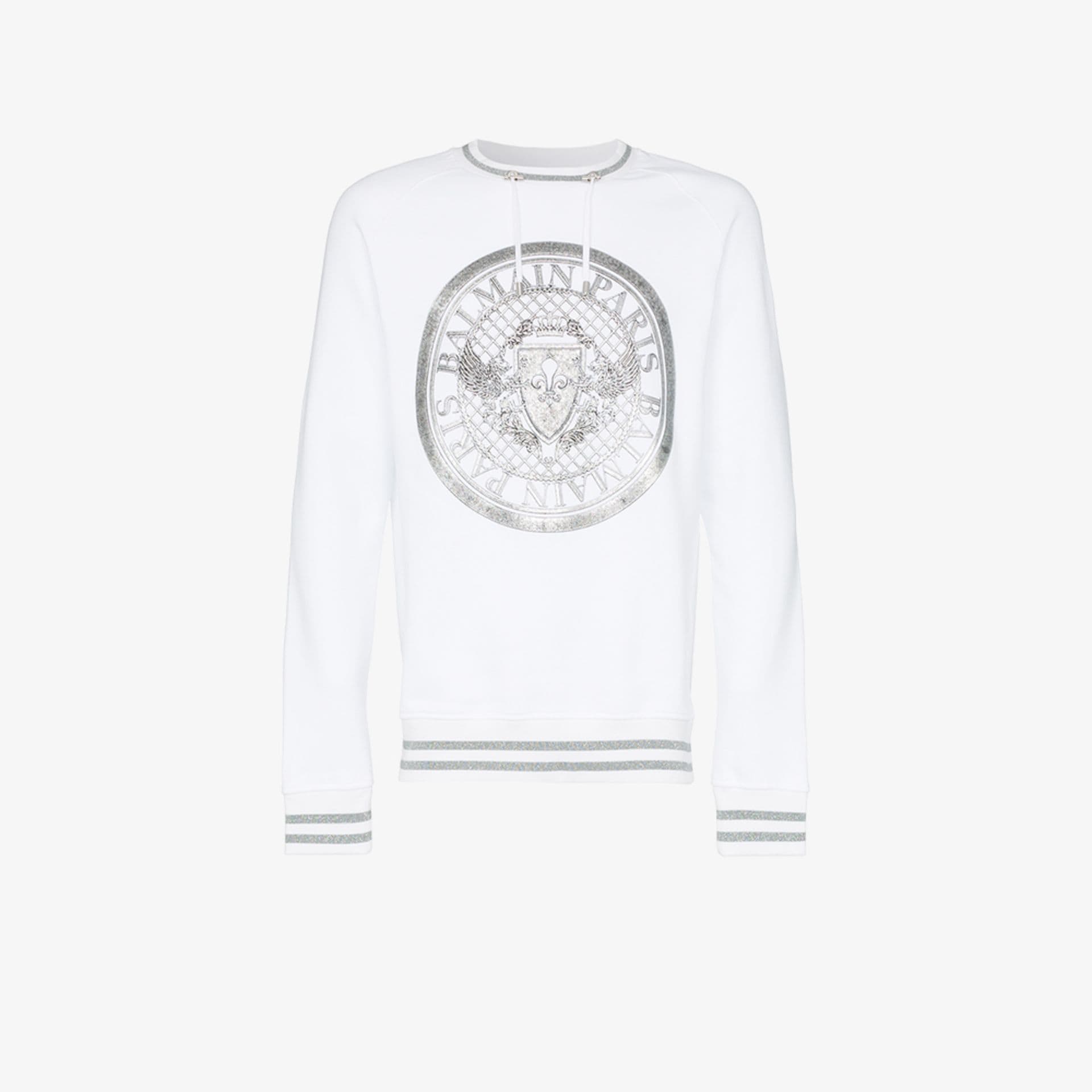 balmain jumper grey